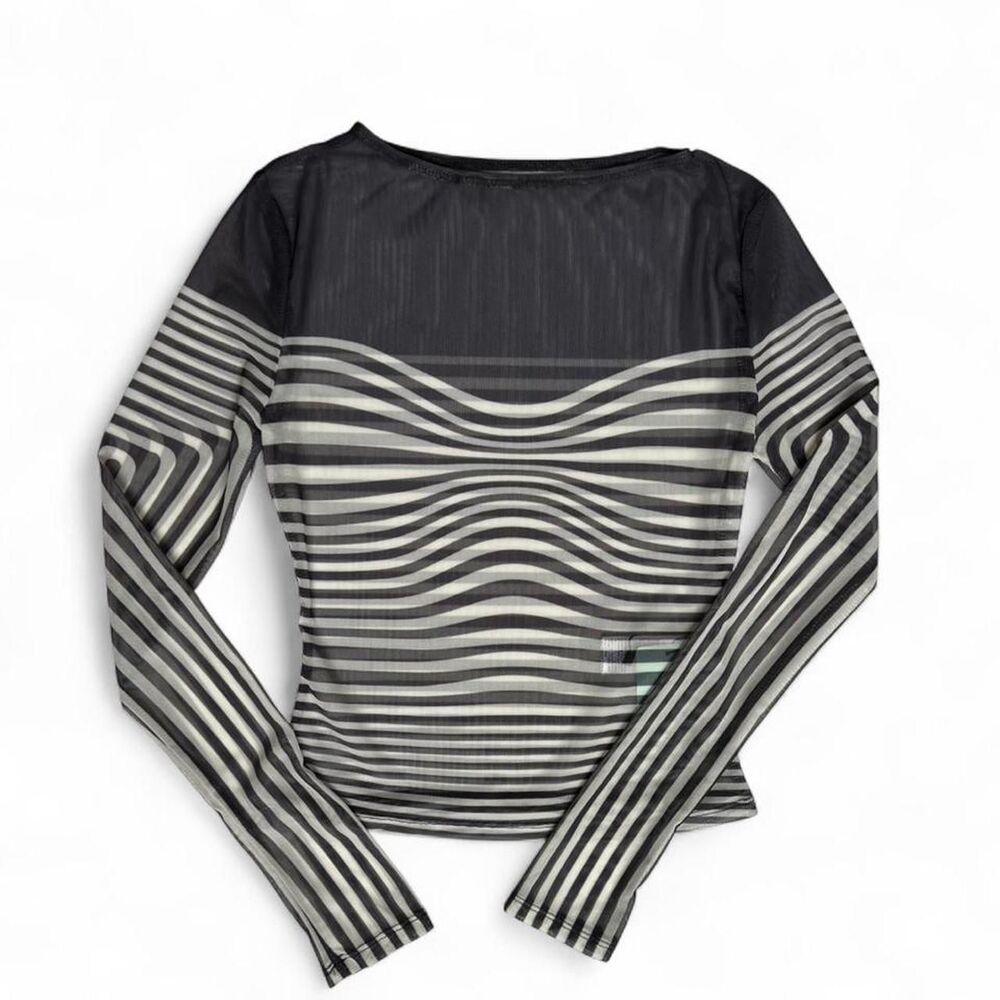Black and White Top Women's Small